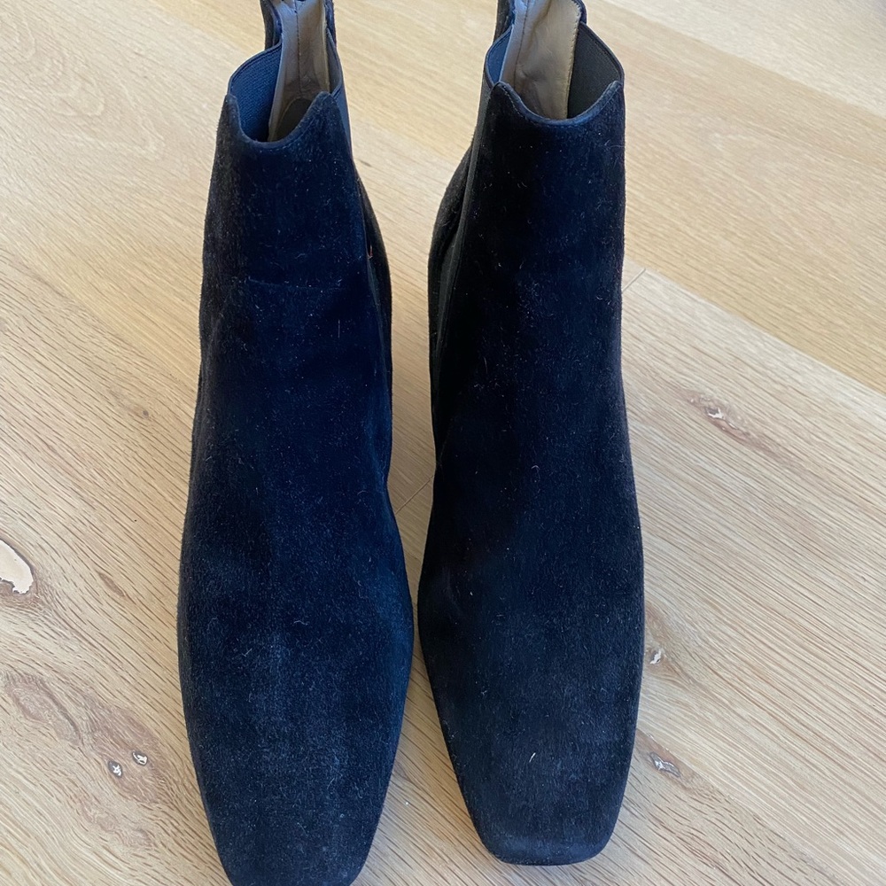 Christian Louboutin Black Suede boots.